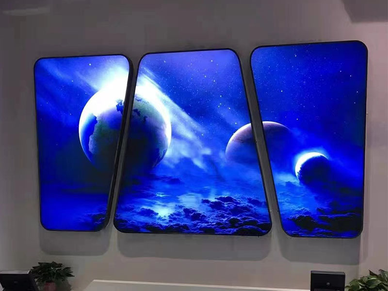 荧光屏,安装,案例,